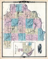 Sauk County Map, Kilbourn City, Wisconsin State Atlas 1878